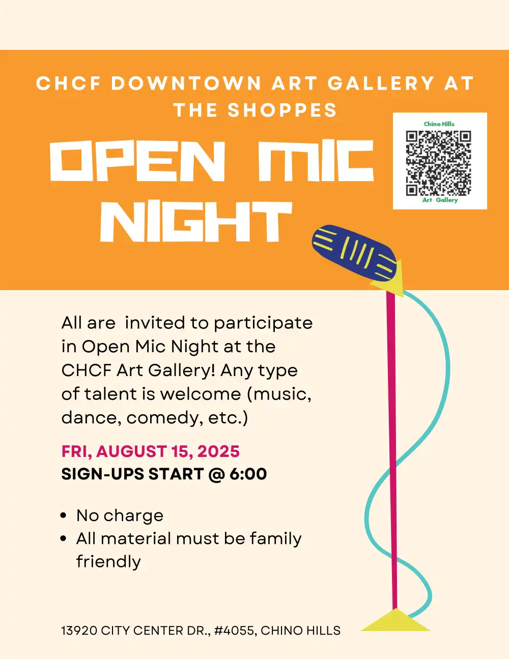 Open Mic Night